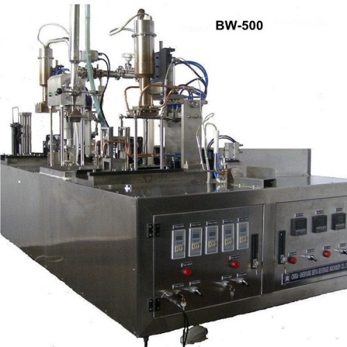 Small type manual beverage gable-top carton filling machinery (bw-500)